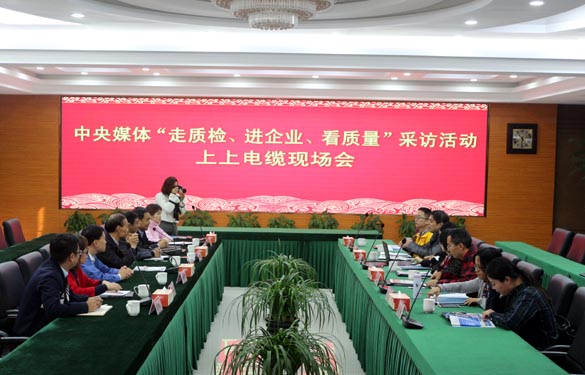 “走质检、进企业、看质量”中央媒体走进新宝GG电缆