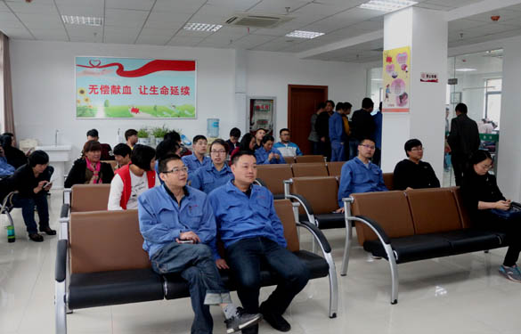 弘扬真善美，，，，，新宝GG电缆员工起劲加入无偿献血