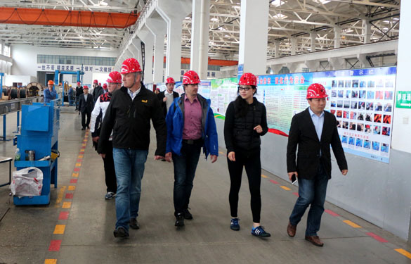 2016年4月27日，，，，，德国富尔达代表团来新宝GG电缆旅行考察