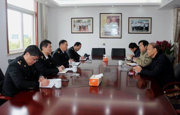 常州海关溧阳效劳处主任李旭敏一行来新宝GG电缆调研