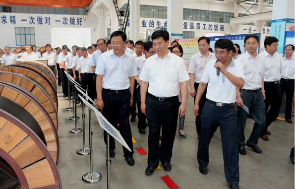 盱眙县党政代表团来新宝GG集团旅行考察