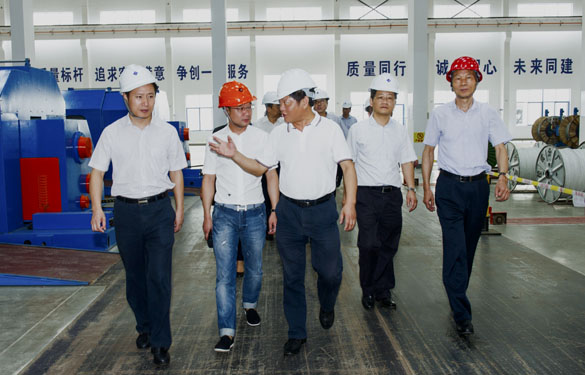 金坛区党政向导来新宝GG电缆旅行考察