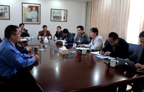 常州市地税局副局长宋伟一行来新宝GG电缆走访