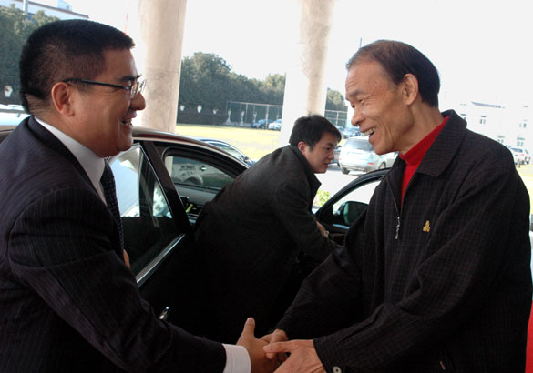 中国首善陈光标先生来访新宝GG集团