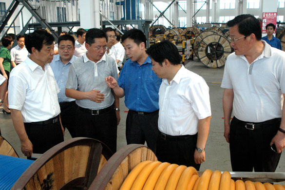 邳州市党政代表团来新宝GG集团旅行考察