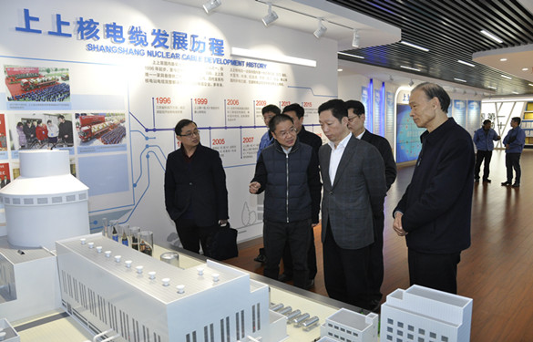 常州市委常委、纪委书记张春福一行来新宝GG电缆旅行考察