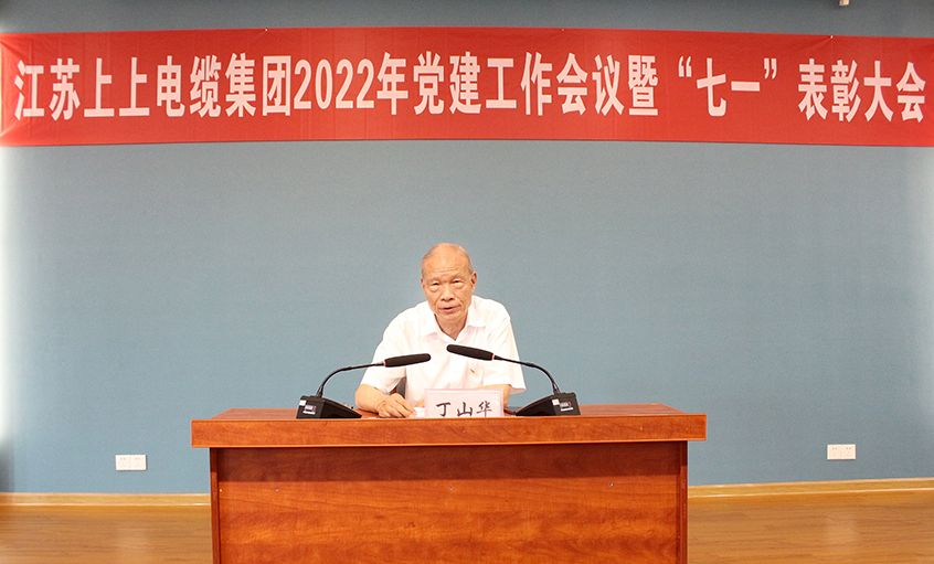 新宝GG电缆召开党建事情聚会暨“七一”表扬大会