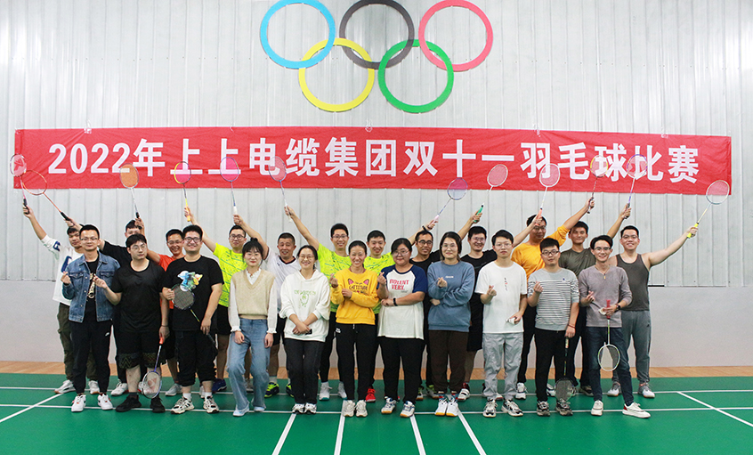 活力新宝GG，，，，谁“羽”争锋——2022年新宝GG电缆羽毛球赛落下帷幕